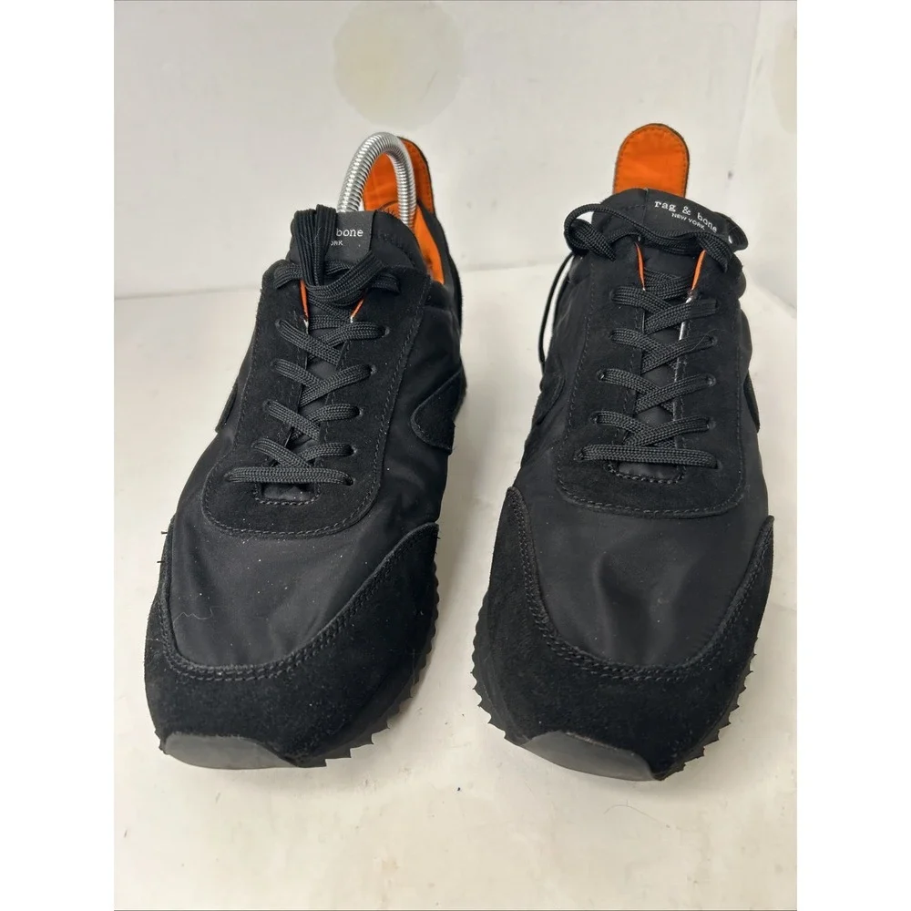 Rag & Bone Retro Ortholite Sneakers Men's Sz 43 EU - US 10 Black‎